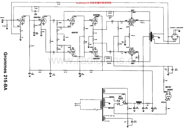 Grommes215维修电路原理图.pdf_第1页