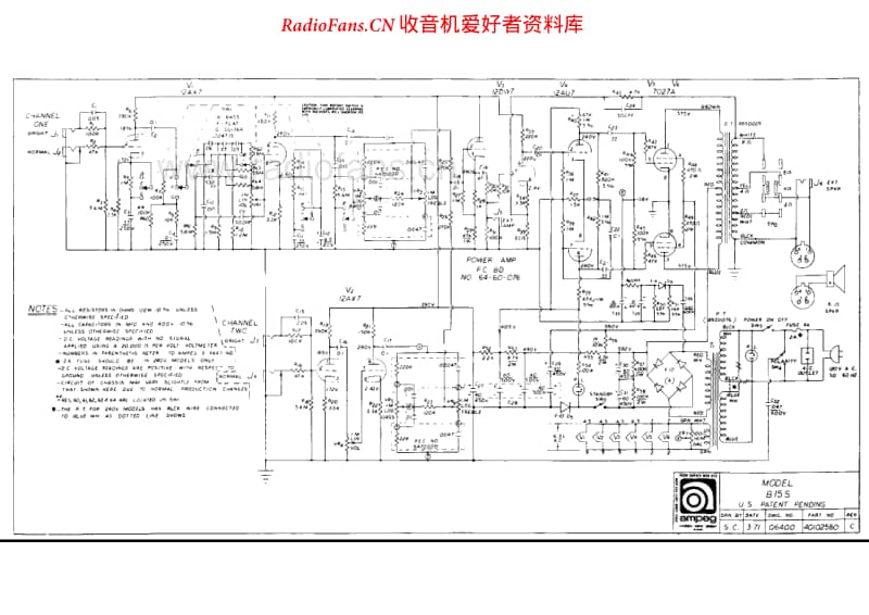 Ampeg B15S维修电路原理图.pdf_第1页