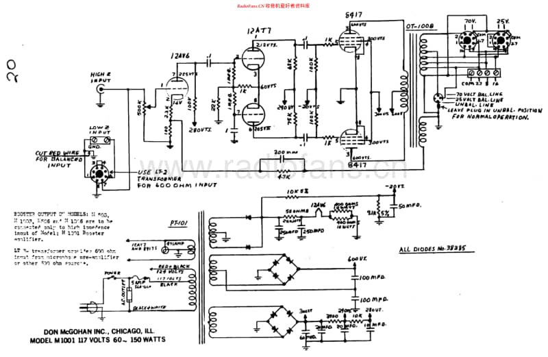 McGohan M1001维修电路原理图.pdf_第1页