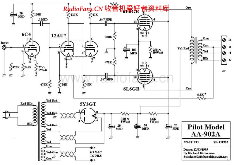 Pilot AA902A维修电路原理图.pdf_第1页