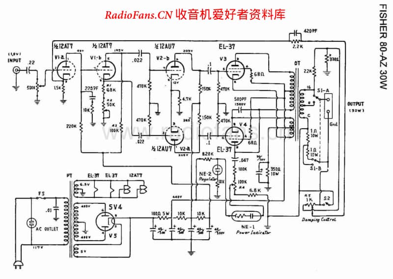 Fisher80AZ维修电路原理图.pdf_第1页