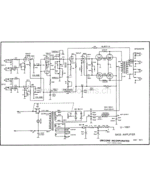 Univox U-1061维修电路原理图.pdf