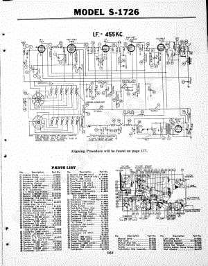 philco Model 40-74 维修电路原理图.pdf