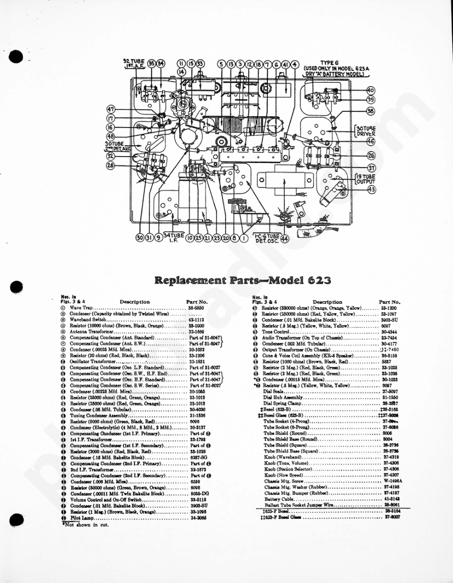 philco Model 623 电路原理图.pdf_第2页