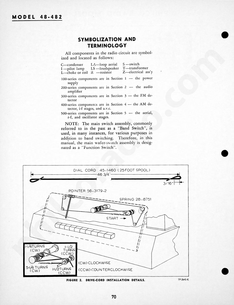 Philco-Tropic Radio Model 48-822维修电路原理图.pdf_第2页