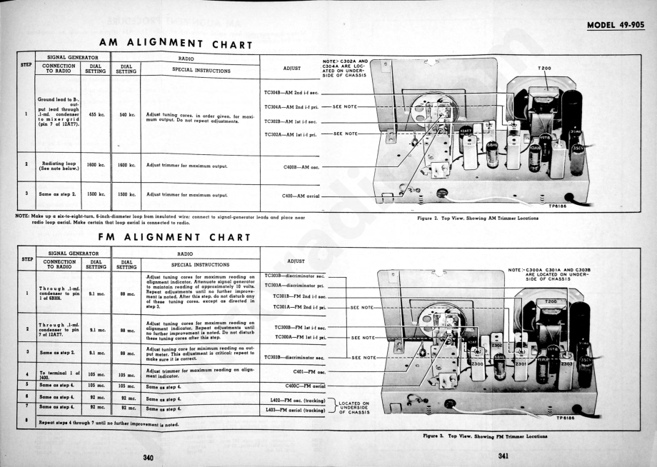 Philco Radio-Phonograph Model 49-1404维修电路原理图.pdf_第2页