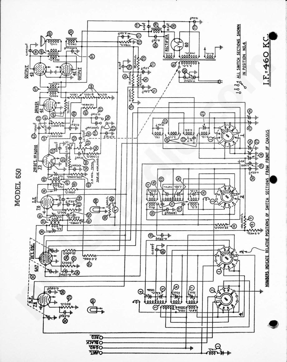 philco Model 650 电路原理图.pdf_第1页