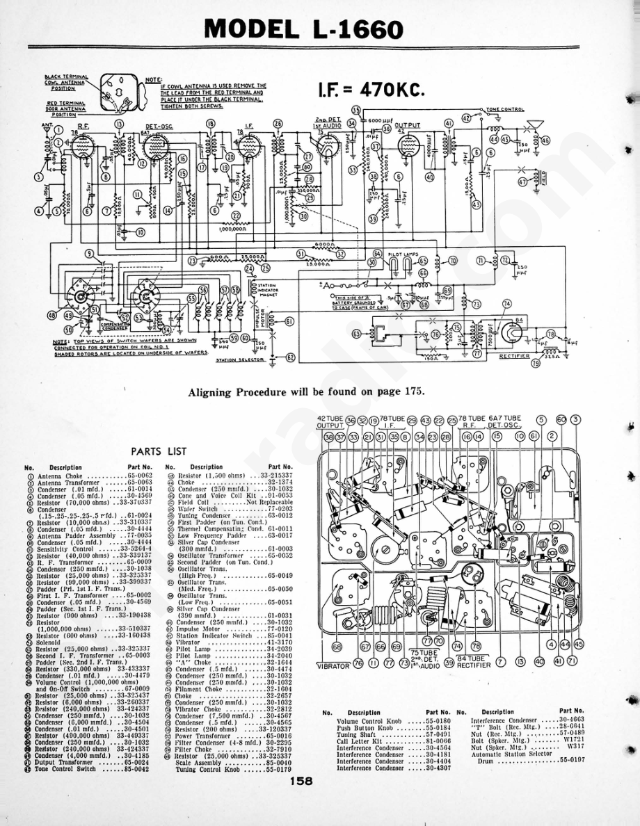 philco Models TH-14 and TH-16 维修电路原理图.pdf_第1页