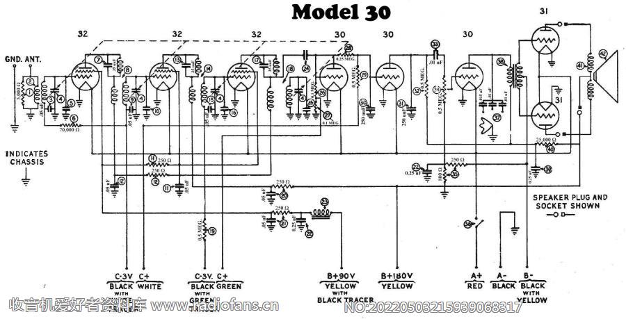 philco Model 30 电路原理图.jpg