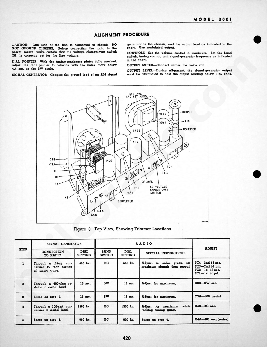 Philco-Tropic Radio Model 3202维修电路原理图.pdf_第3页