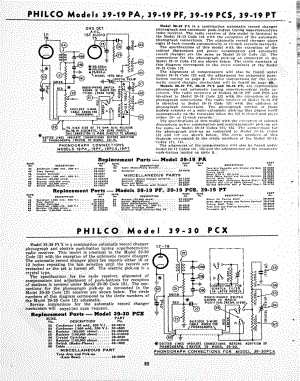 Philco Model 39-30 PCX 维修电路原理图.pdf