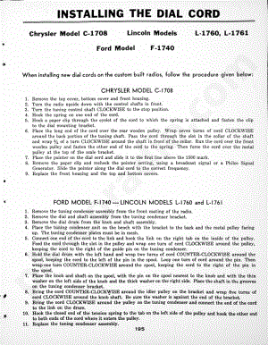 philco Chrysler and Desoto Control Model C-1550 维修电路原理图.pdf