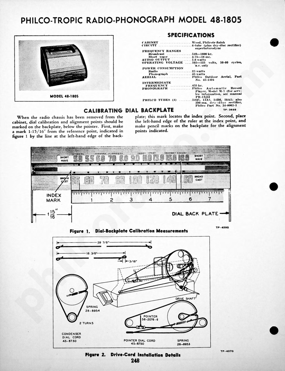 Philco Radio Model 49-101维修电路原理图.pdf_第1页