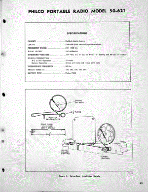 Philco Radio Model 50-621维修电路原理图.pdf