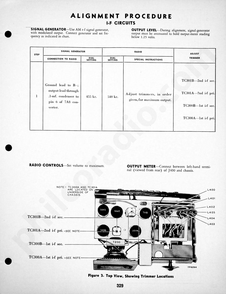 Philco Radio Models 49-909 and 49-1101维修电路原理图.pdf_第3页