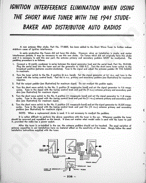 philco Model F-1841 Ford Custom Auto Radio维修电路原理图.pdf