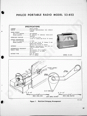 Philco Radio Model 53-652维修电路原理图.pdf