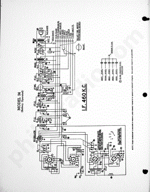 philco Model 34 (Battery Operated) 电路原理图.pdf