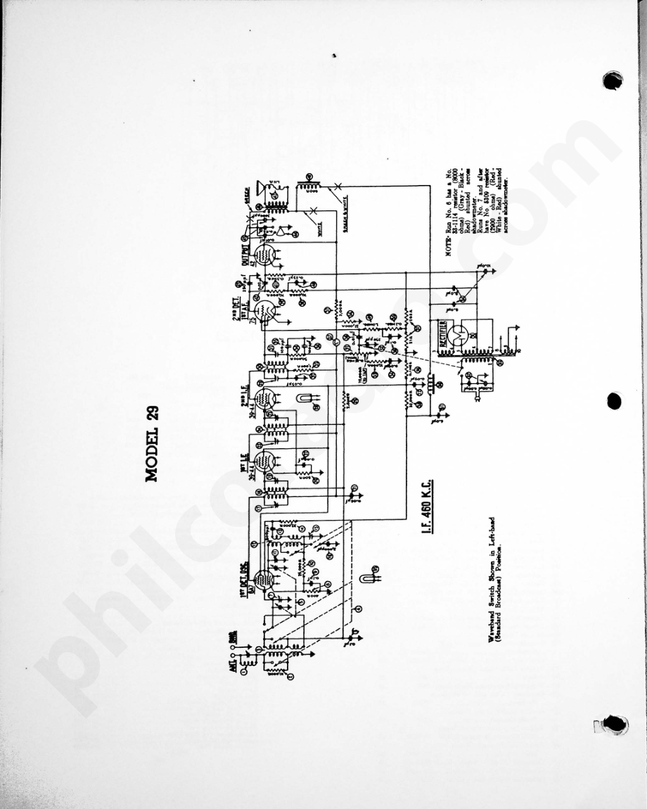 philco Model 29 电路原理图.pdf_第1页