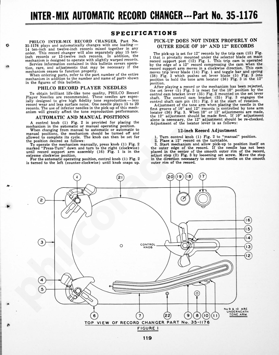 philco Setting Up Automatic Tuning Model S-1616 维修电路原理图.pdf_第1页