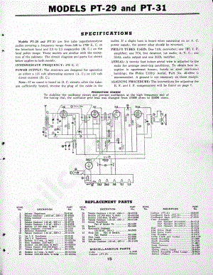 philco Model 40-110 维修电路原理图.pdf