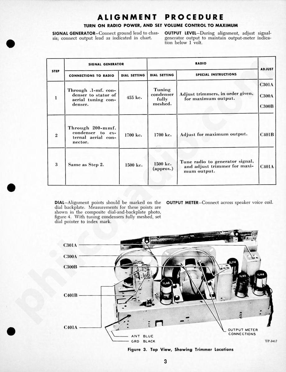 Philco Radio Models 48-141 and 48-145维修电路原理图.pdf_第3页