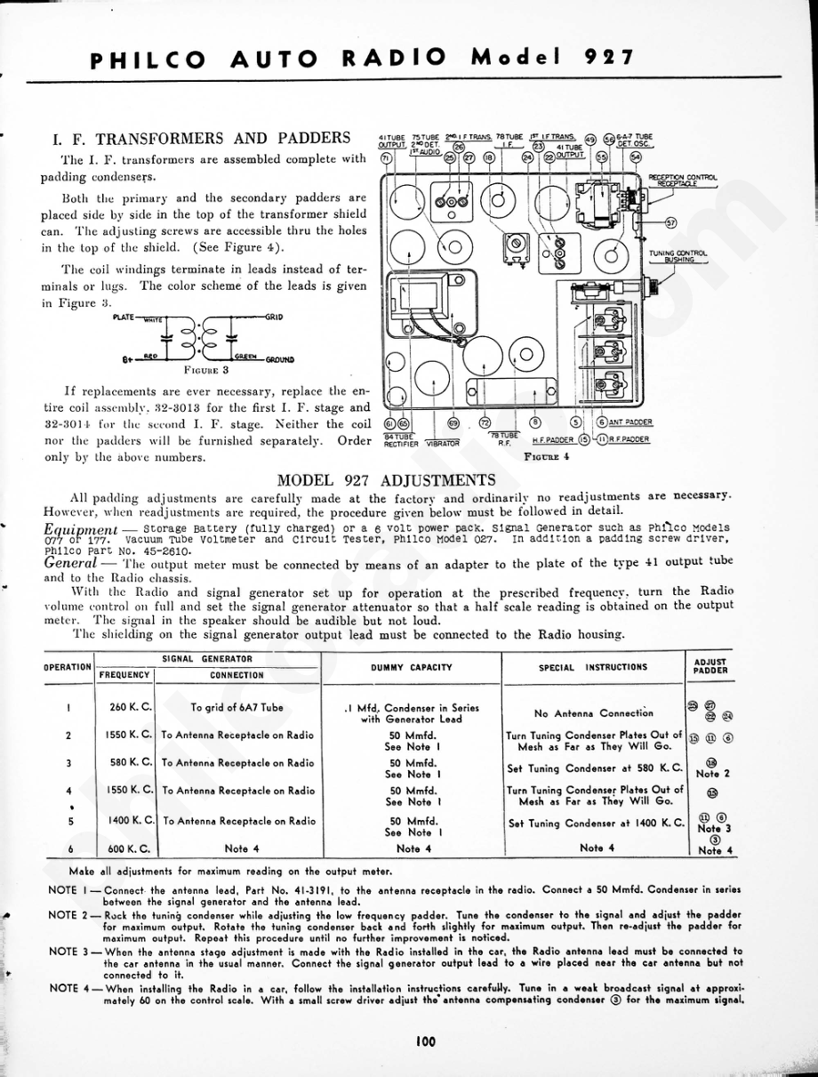 Philco Auto Radio Model 927 维修电路原理图.pdf_第2页