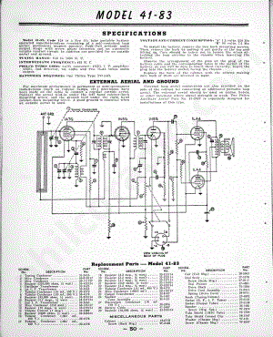 philco Model 41-105维修电路原理图.pdf