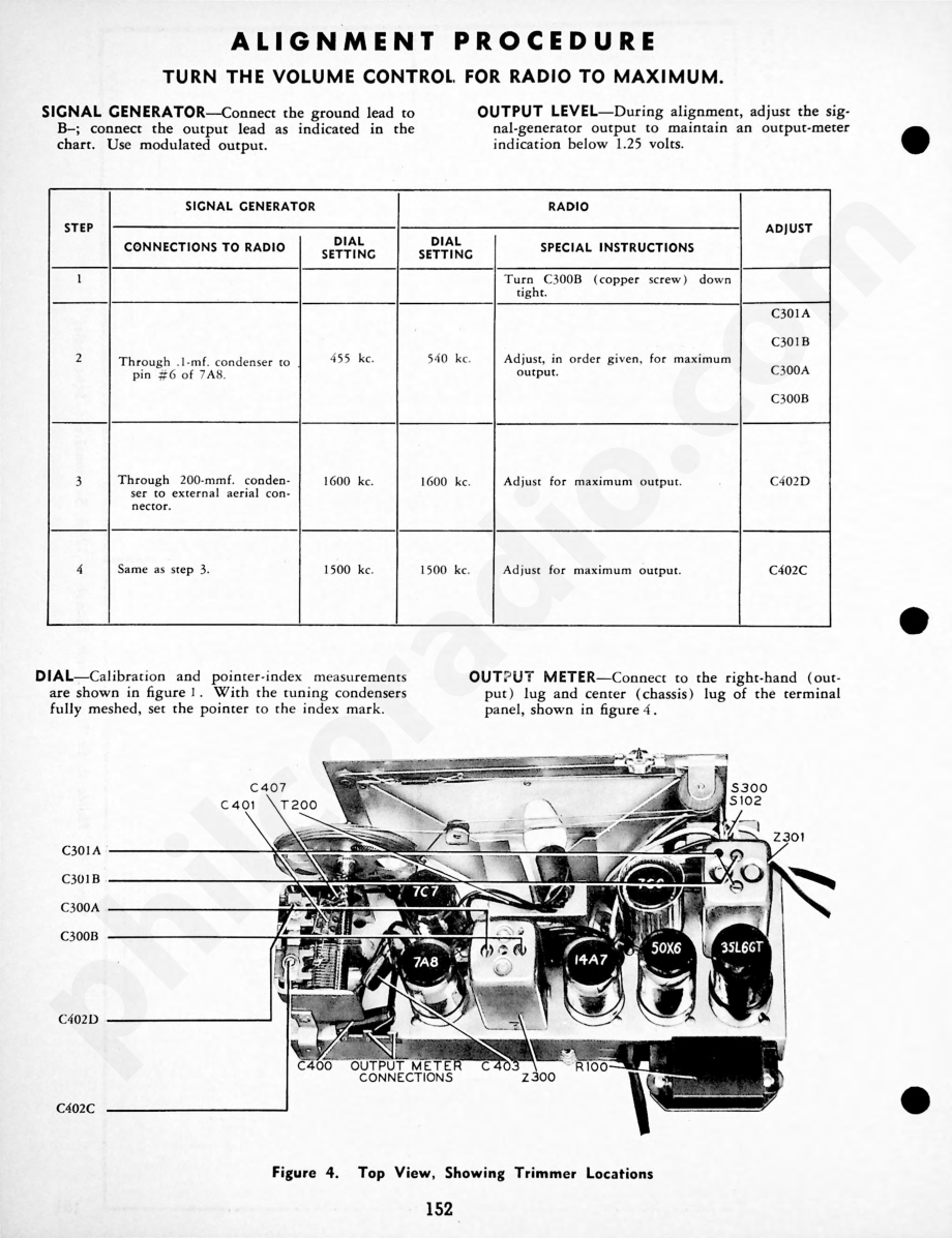 Philco Radio-Phonograph Model 48-1270维修电路原理图.pdf_第3页