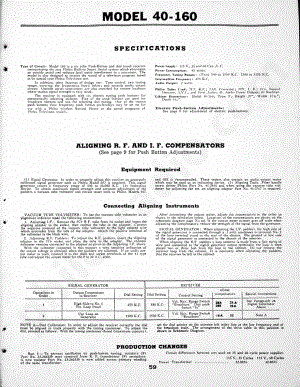 philco Aligning Procedure Model AR-7 维修电路原理图.pdf