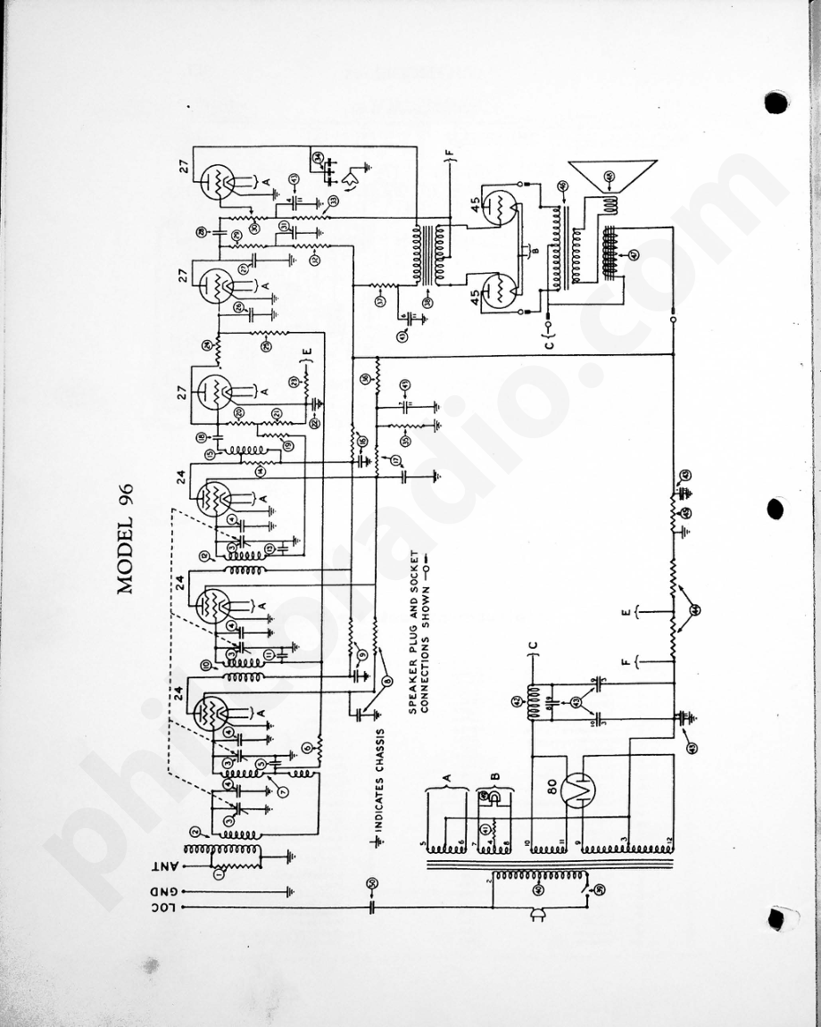 philco Model 96 电路原理图.pdf_第1页