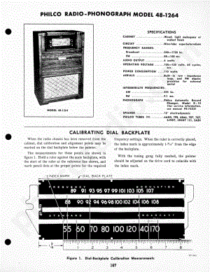Philco-Tropic Radio-Phonograph Model 48-1284T维修电路原理图.pdf