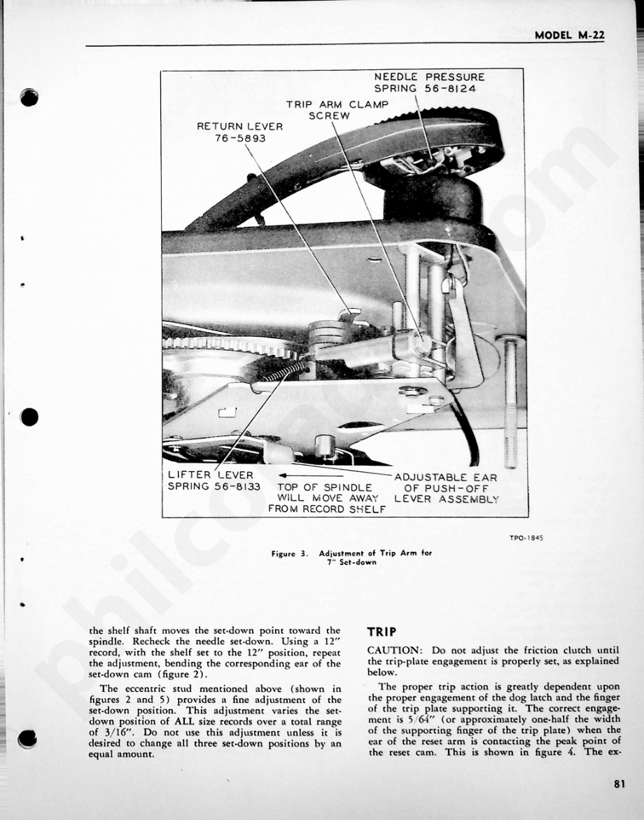 Philco Model M-22 All-Speed Automatic Record Changer维修电路原理图.pdf_第3页