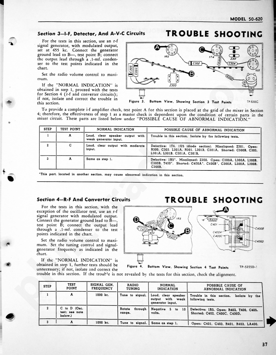 Philco Radio Model 50-620维修电路原理图.pdf_第3页