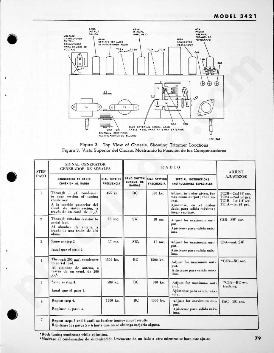 Philco-Tropic Radio Model 3421维修电路原理图.pdf_第3页