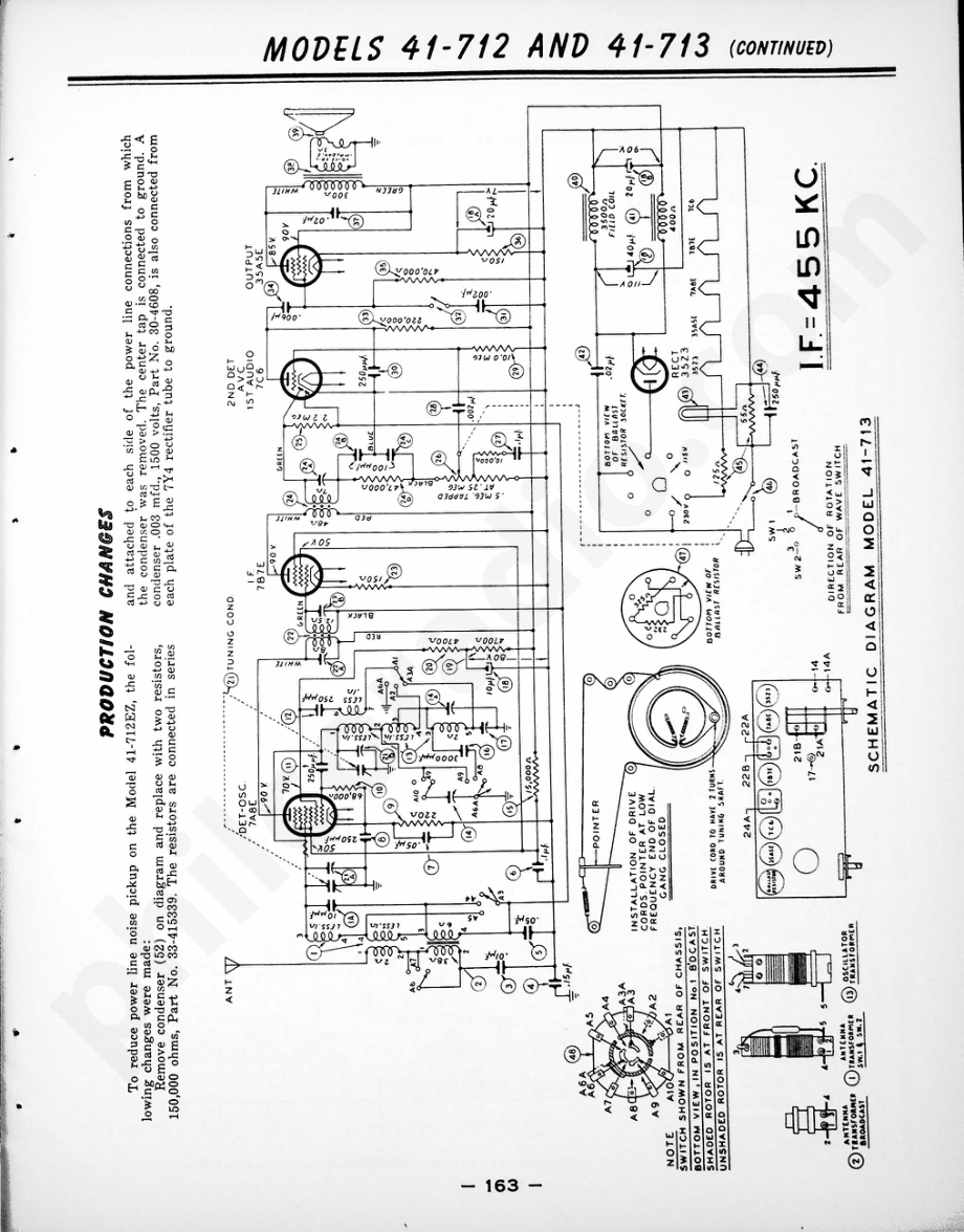 philco Models 41-842, 41-843 and 41-844维修电路原理图.pdf_第3页