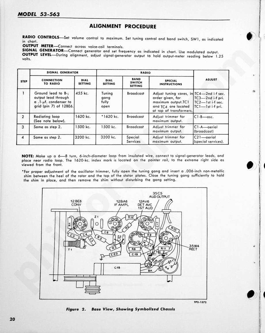 Philco Radio Model 53-563维修电路原理图.pdf_第2页