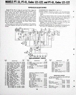 philco Models 40-205 and 40-216 维修电路原理图.pdf
