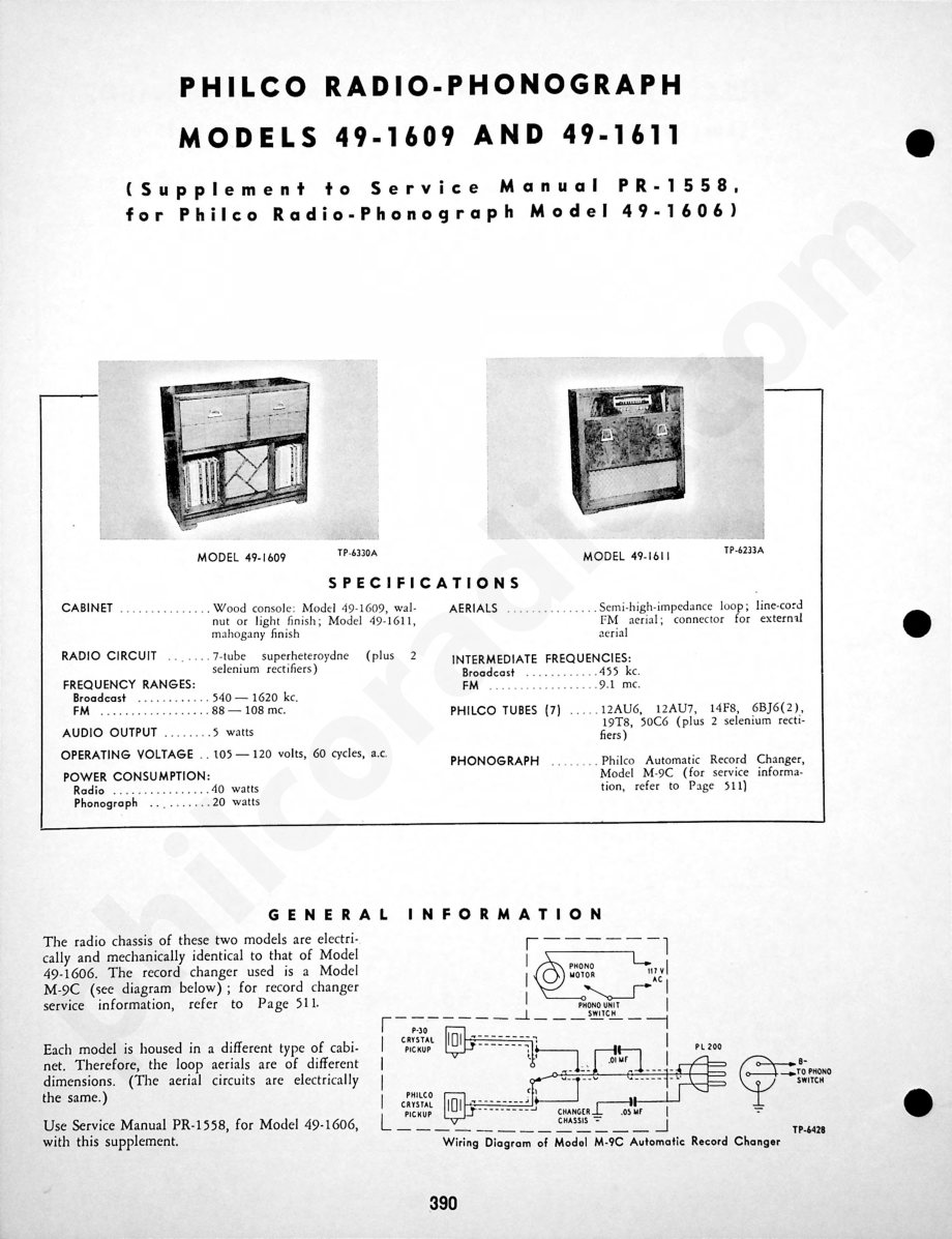 Radio Philco-Tropic Modelo 3101维修电路原理图.pdf_第1页