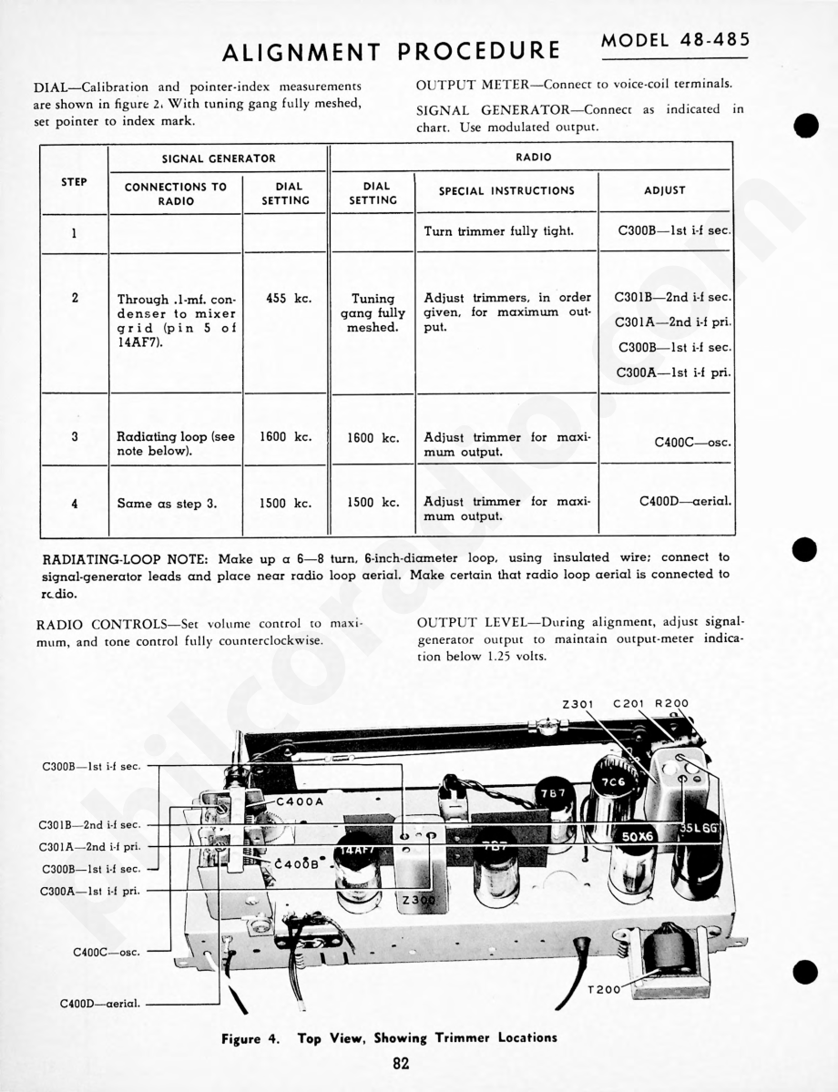 Philco-Tropic Radio Model 48-828维修电路原理图.pdf_第3页