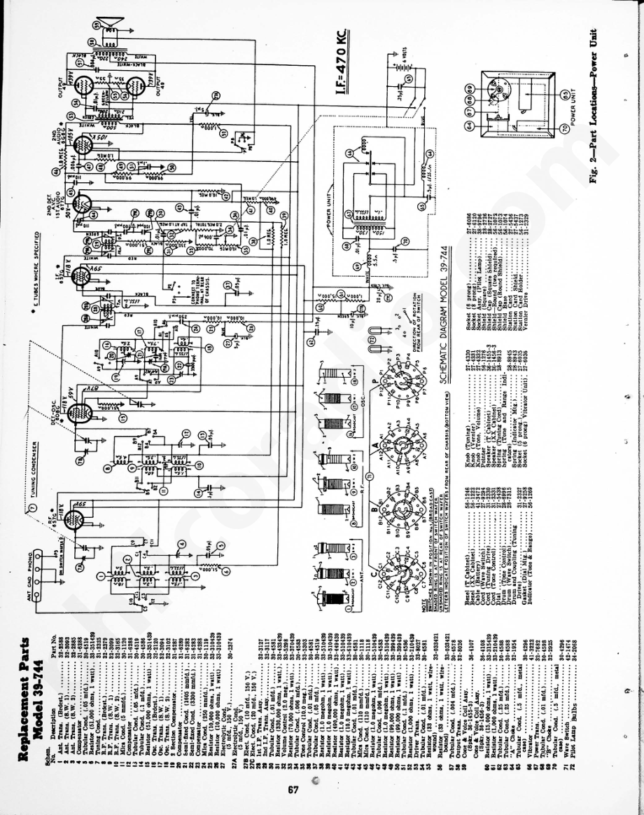 Philco-Tropic Model 39-744, Code 121 维修电路原理图.pdf_第2页