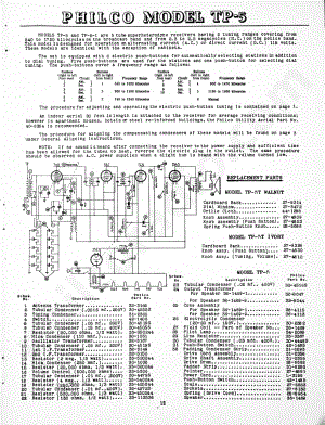 Philco Model TP-5 维修电路原理图.pdf