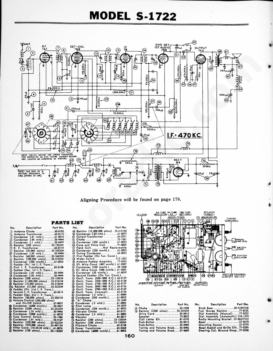 philco Model TP-21 维修电路原理图.pdf_第1页