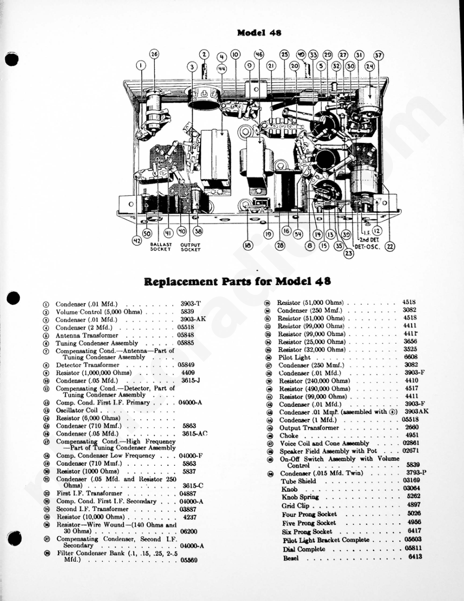 philco Model 48 (D.C 电路原理图.pdf_第2页