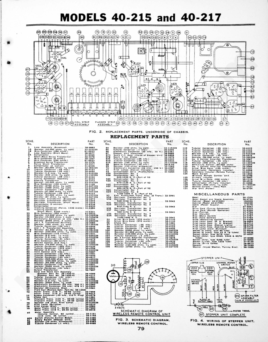 philco Aligning Procedure – Models N-1524, S-1526, G-1528 and P-1530 维修电路原理图.pdf_第3页