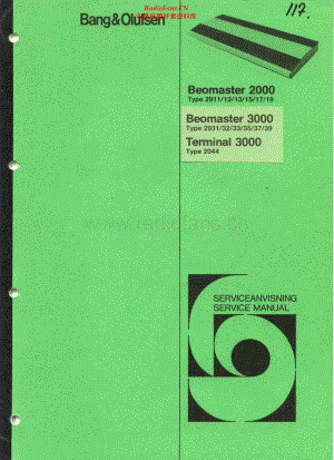 BO-Beomaster3000_type2044-sm维修电路原理图.pdf