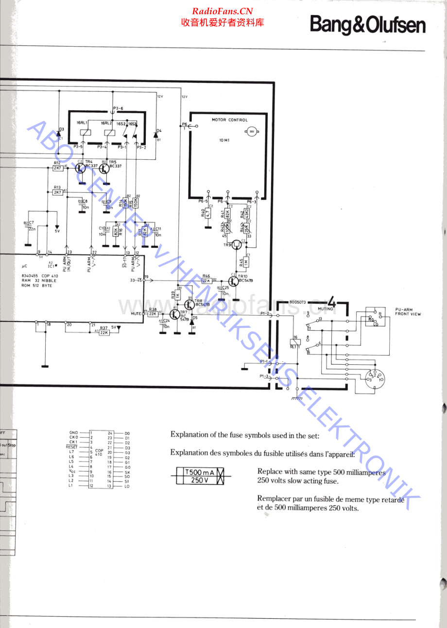 BO-Beogram1800_type5811-sch维修电路原理图.pdf_第2页