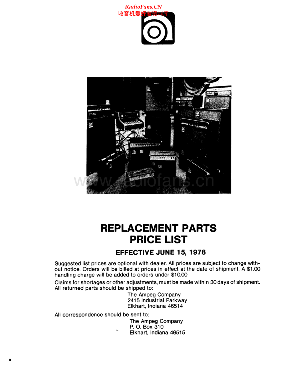 Ampeg-Replacement-Partlist维修电路原理图.pdf_第1页