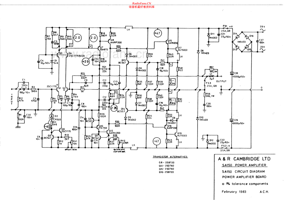 Arcam-SA150-pwr-sch(1)维修电路原理图.pdf_第1页