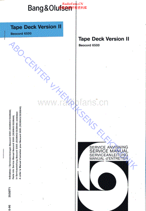 BO-Beocord6500_MKII_type49xx-sch维修电路原理图.pdf